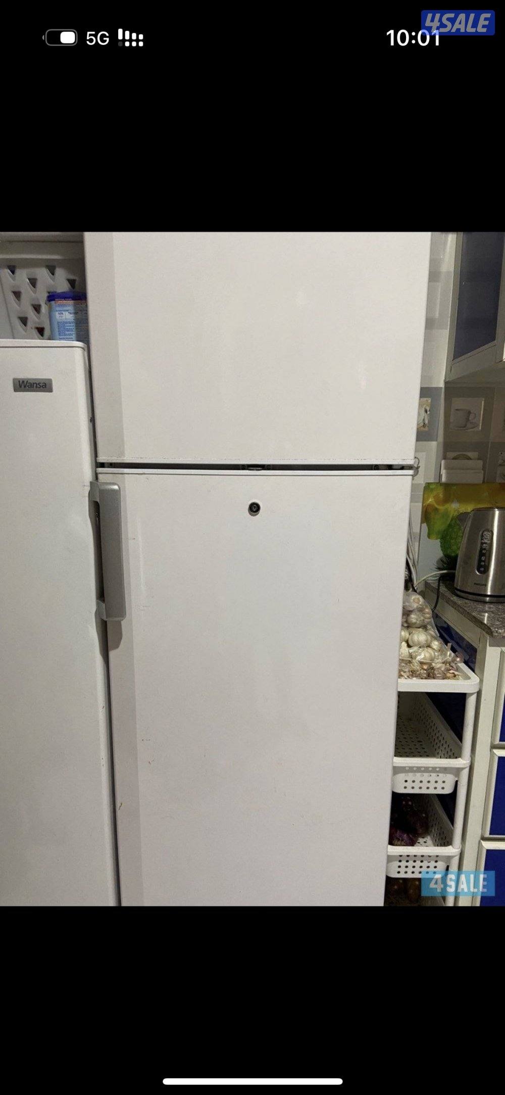 للبيع ثلاجه وفريزر طولي1