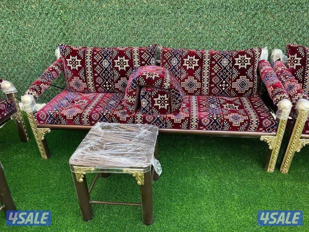 كراسي حديد ملكية + اطقم كراسي خشب سعودية 🇰🇼👑🇸🇦1