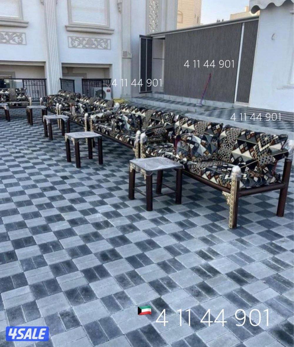 كراسي حديد ملكية + اطقم كراسي خشب سعودية 🇰🇼👑🇸🇦7