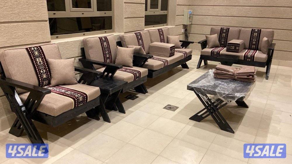 كراسي حديد ملكية + اطقم كراسي خشب سعودية 🇰🇼👑🇸🇦13