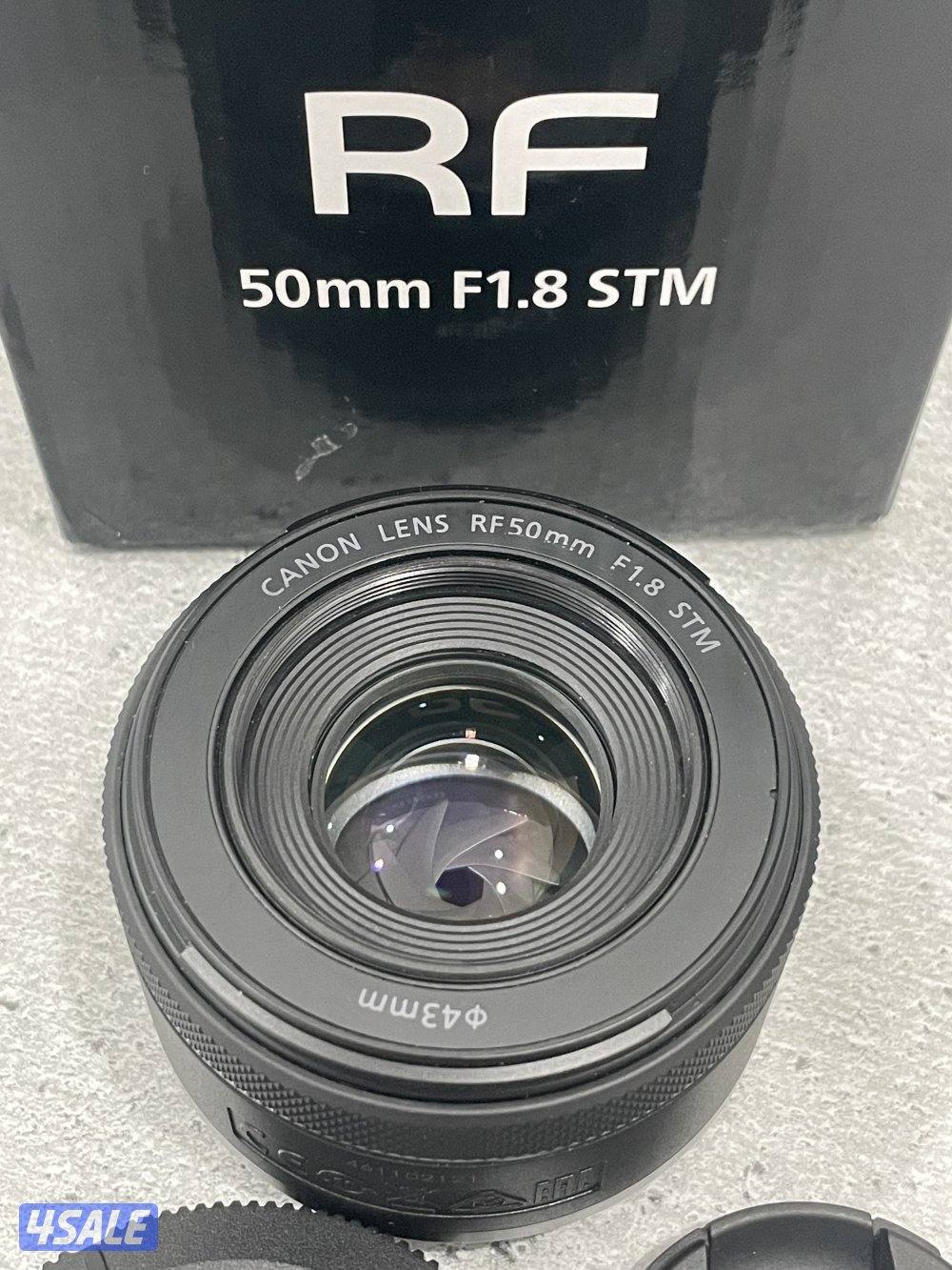 Canon Rf 50 1.8 Stm lens عدسة كانون3