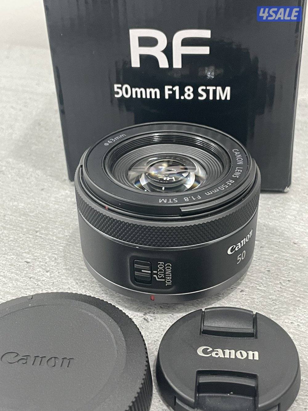 Canon Rf 50 1.8 Stm lens عدسة كانون4