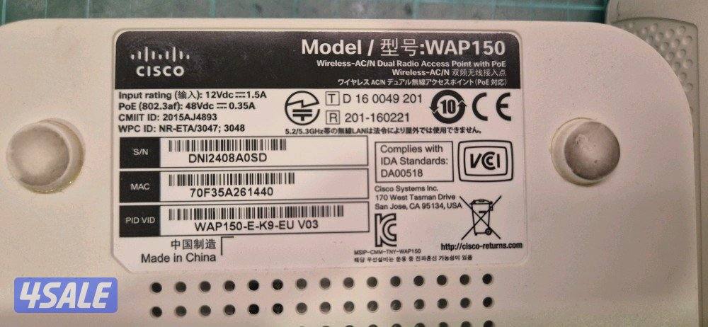 Cisco 150WAP Router2