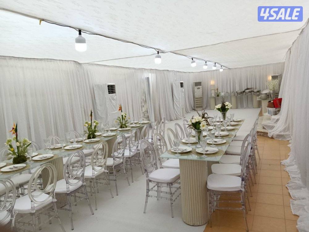 البيرق الماسي للأفراح -قاعات وخيام وتسكير وزينه جميع مستلزمات الأفراح2