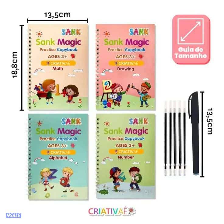 📚 مجموعة دفاتر تأسيس رياض الأطفال
 Sank Magic Practice Copybook1