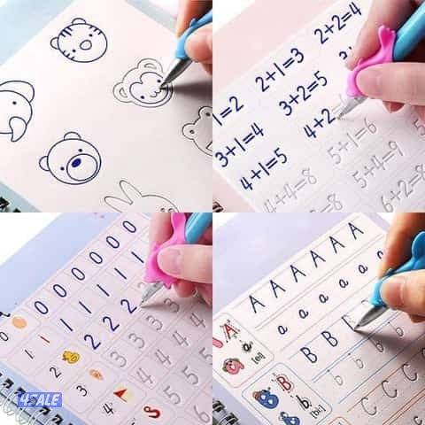 📚 مجموعة دفاتر تأسيس رياض الأطفال
 Sank Magic Practice Copybook4