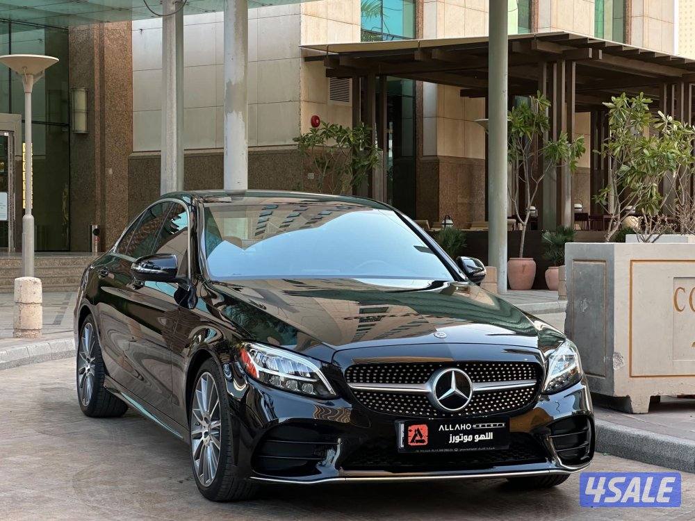 مرسيدسC300 موديل2019 عداد45الف وارد امريكا سيرفس منتظم1