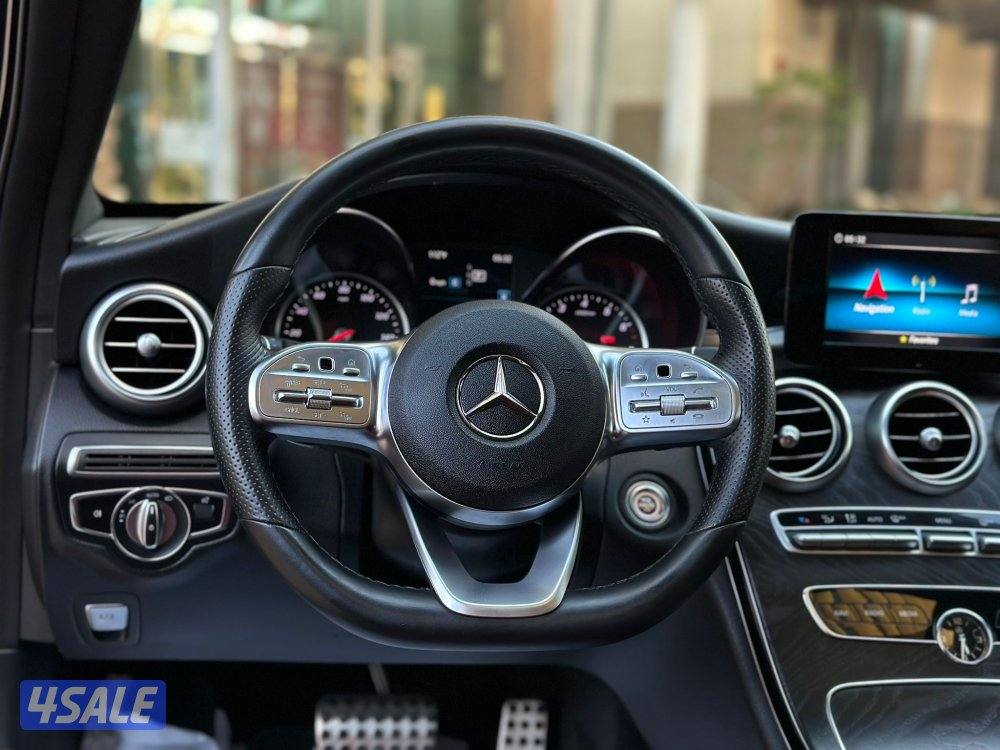 مرسيدسC300 موديل2019 عداد45الف وارد امريكا سيرفس منتظم5