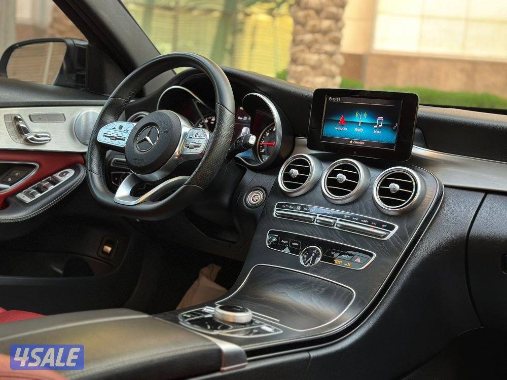 مرسيدسC300 موديل2019 عداد45الف وارد امريكا سيرفس منتظم6