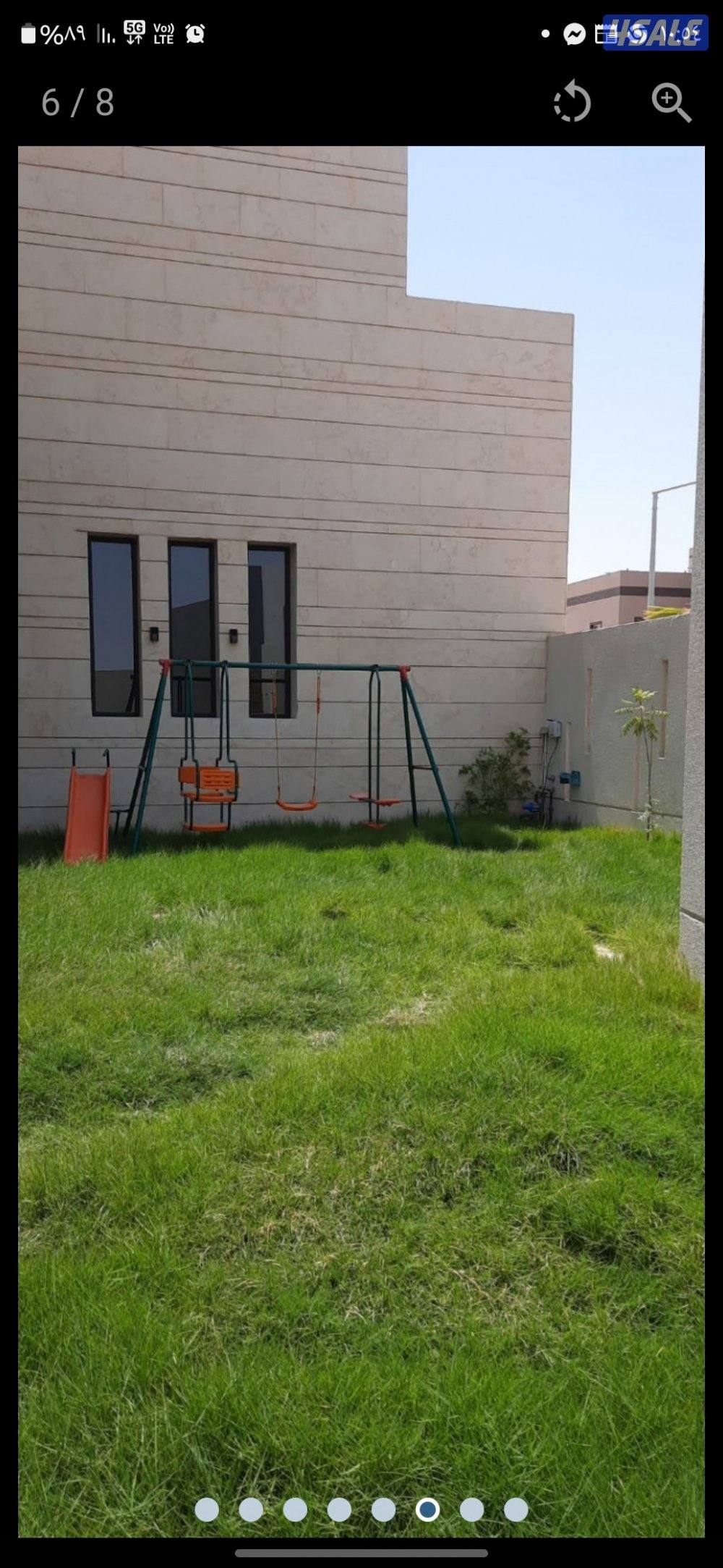 للايجار دور ارضي وشقق ودور اول ٥ غرف بتوسعة الوفرة2