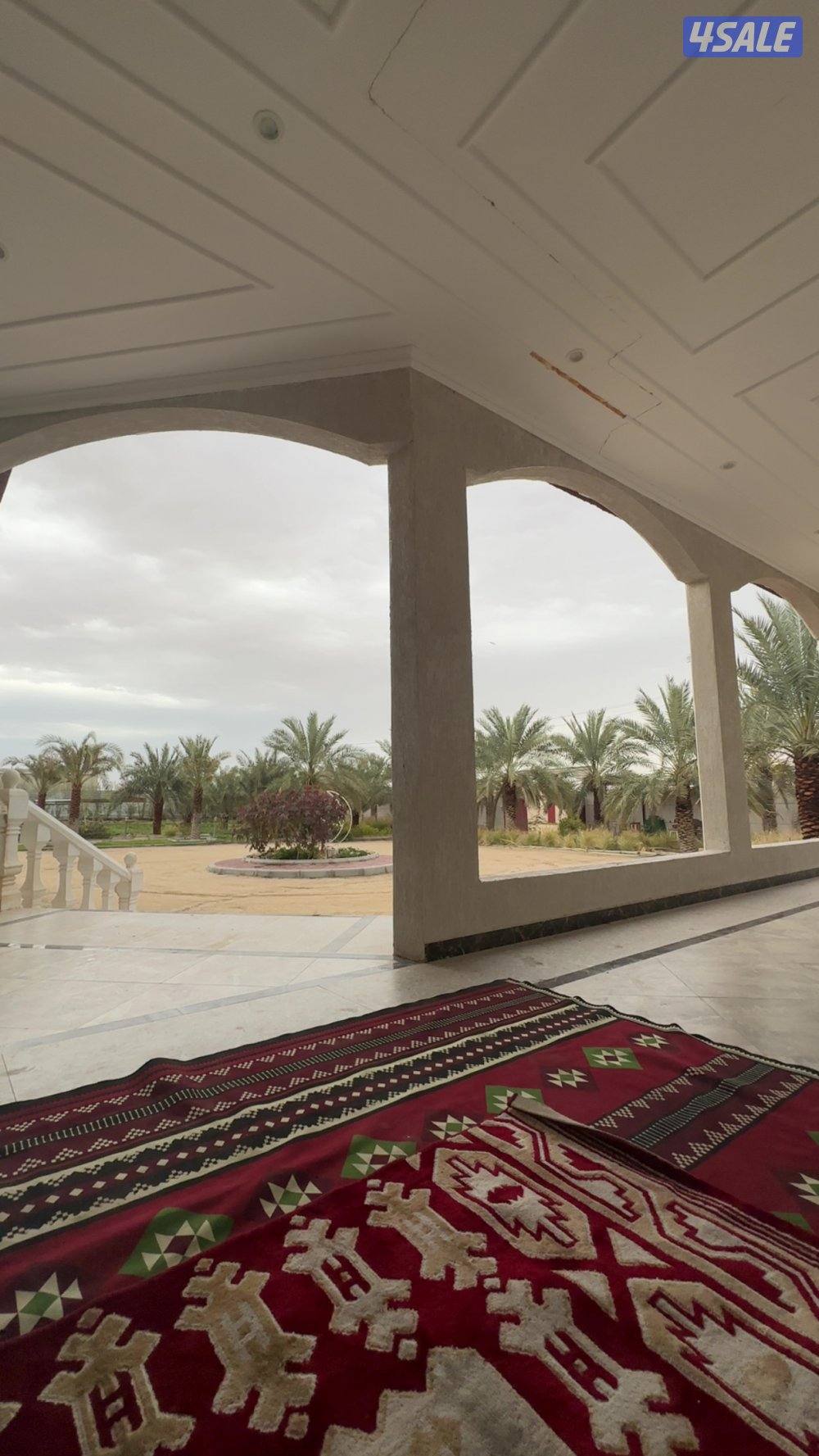 مزرعة الجابريه طريق 700 مكونه من 8 غرف ومسطحات خضراء مسبح مغطى5