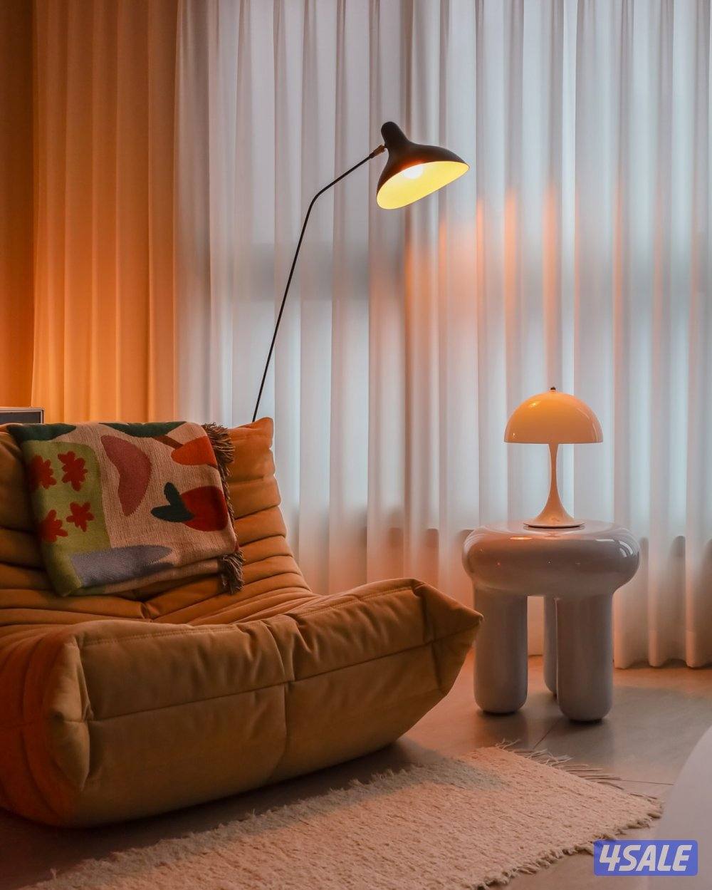 شقة مؤثثه للإيجار عائلات فقط يومي اسبوعي شهري تلفاز وغسالة ثلاجة طباخ4