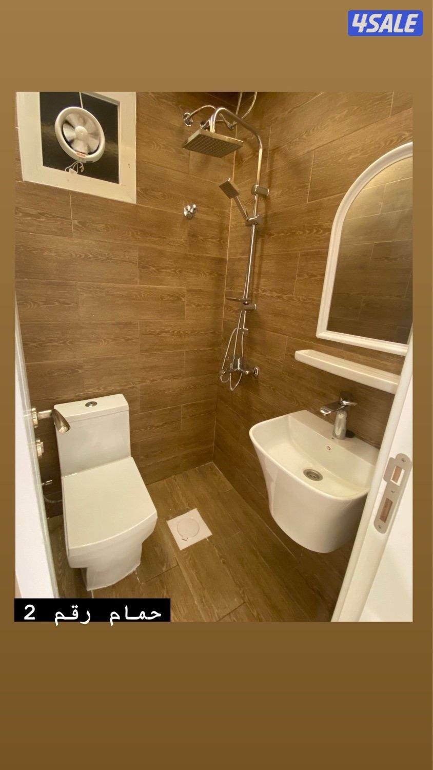 للبيع شقق تمليك جديده 101 متر مطابقه للمرأه 3 غرف بمنطقة الفنطاس7