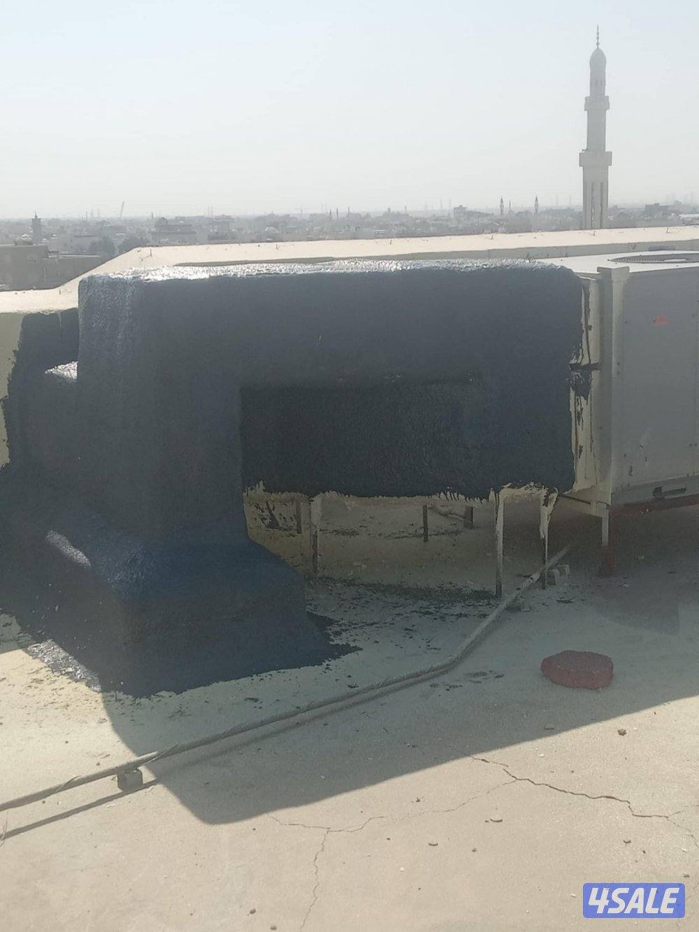 مقاول أعمال عازل مائي وحراري واعازل الاسطح الجديده والقديمه وصيانتها2