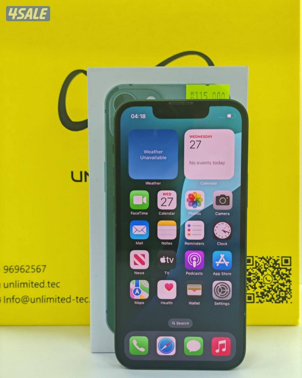 ايفون 13 ميني أخضر 256 جيجابايت – iPhone 13 Mini Green 256GB5