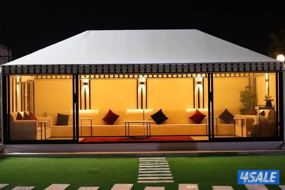 All size tents making pvc and parking car1