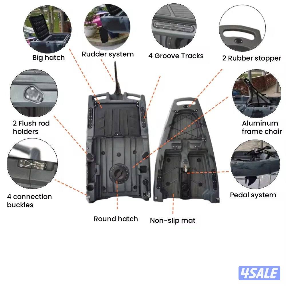 كاياك + دوانية بحر جديد جميع الاحجام1