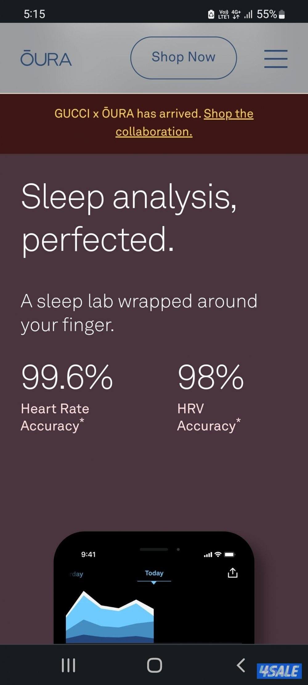 Oura Ring خاتم الكتروني 33