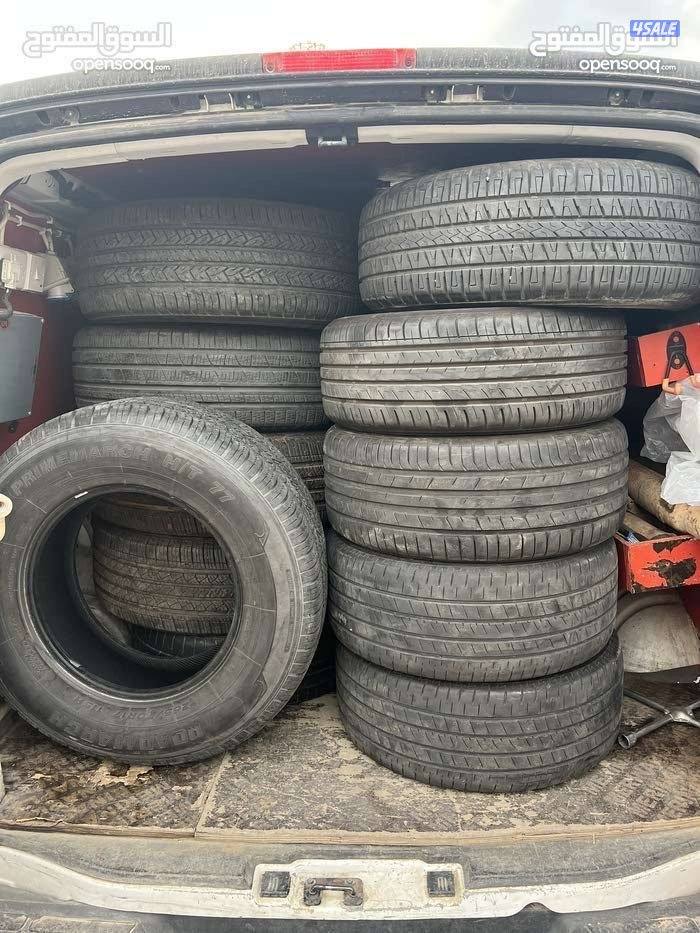 اطارات وتواير من 17 الي 21 بحالة ممتازه واسعار مناسبة6