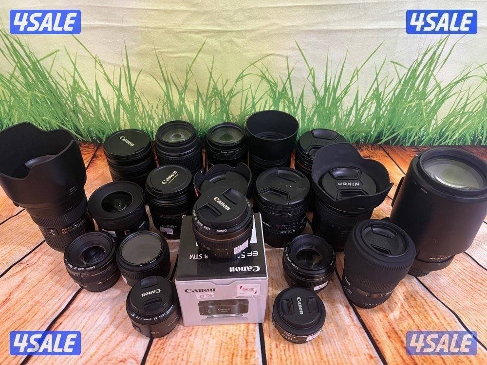 Camera , lens , charger ,battery0