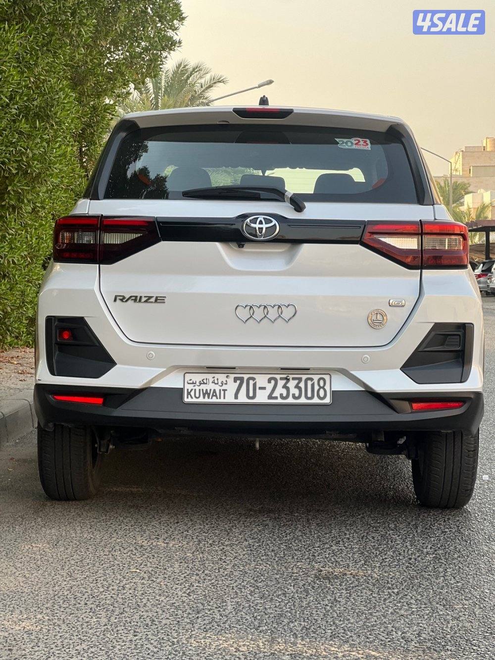 تويتا ريز موديل 2023 صبغ الوكالة8