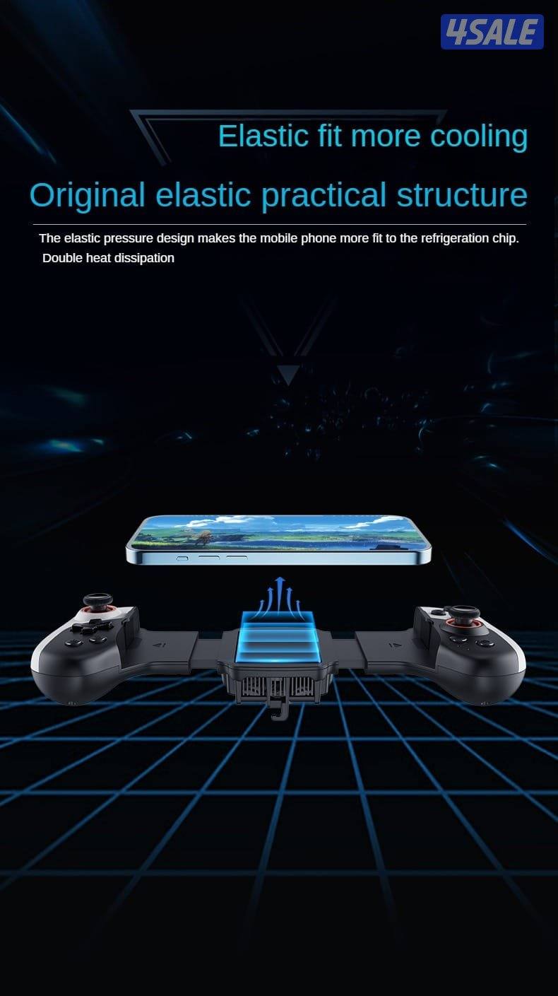 وحدة تحكم ألعاب الهاتف المحمول سامسونج وايفون وايباد  بلوتوث لاسلكية D6