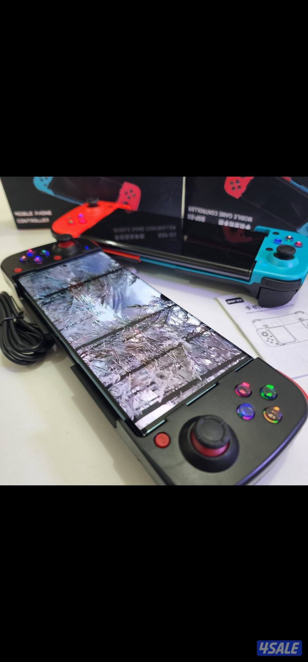 وحدة تحكم ألعاب الهاتف المحمول سامسونج وايفون وايباد  بلوتوث لاسلكية D8