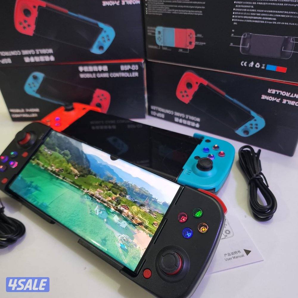 وحدة تحكم ألعاب الهاتف المحمول سامسونج وايفون وايباد  بلوتوث لاسلكية D9