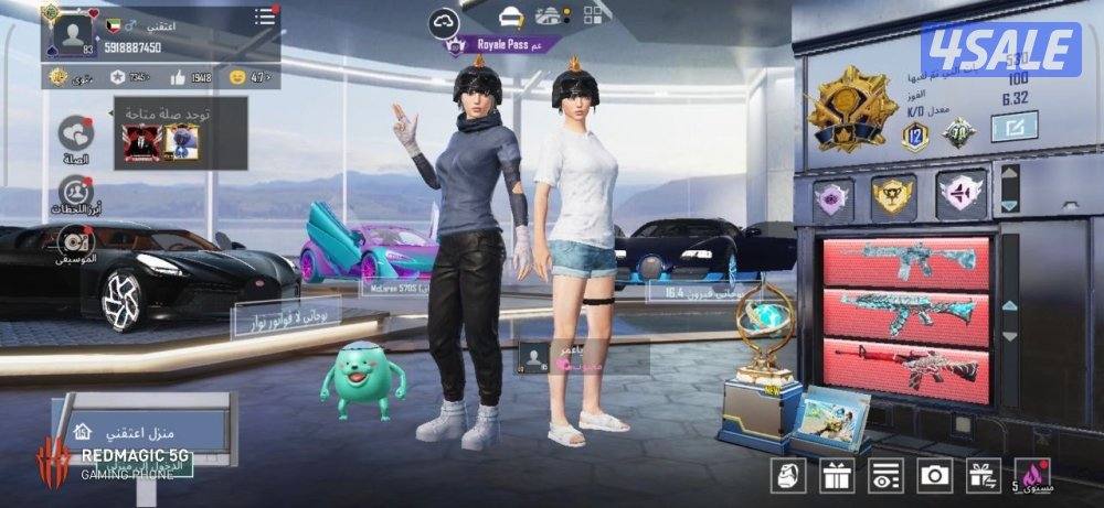 للبيع حساب ببجي0