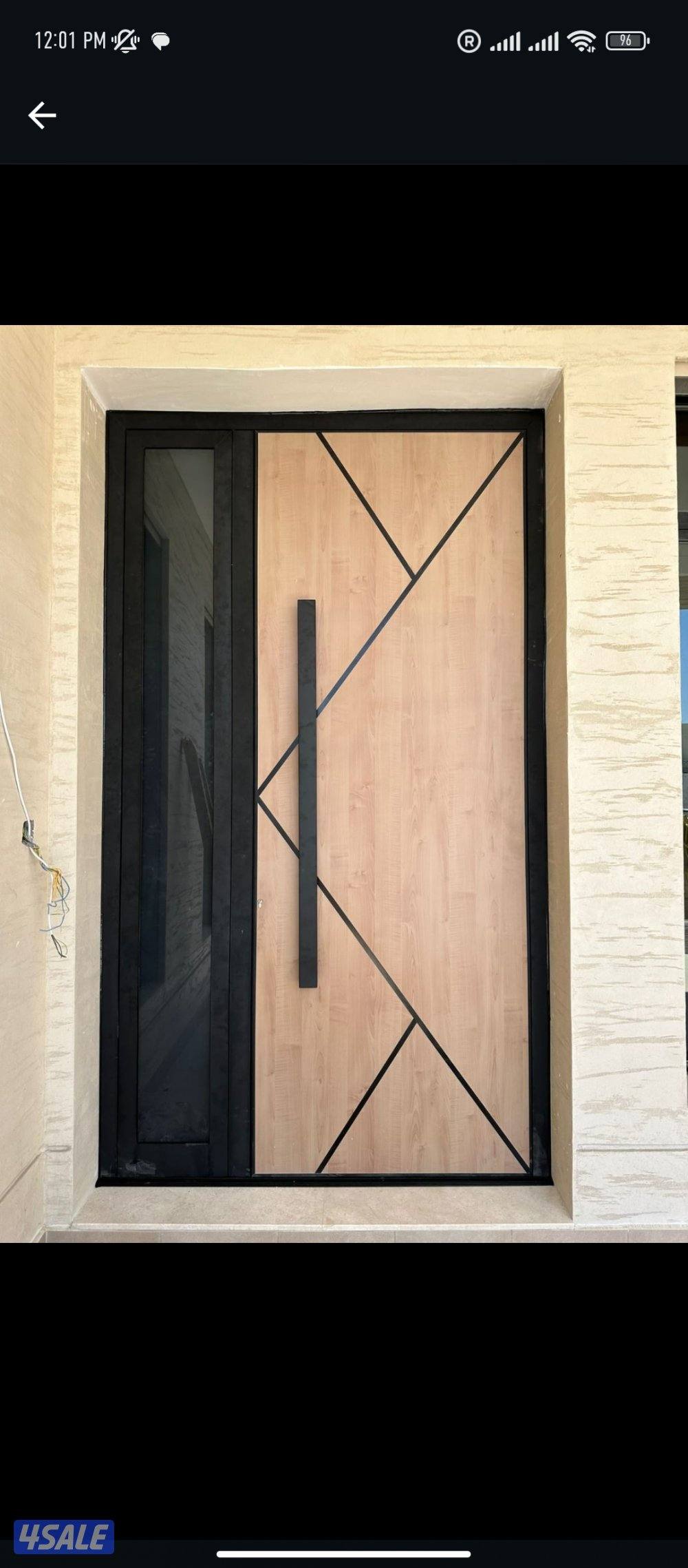 كل باب من الألومنيوم عالي الجودة ومقبض الباب والقفل وكل شيء من إيطاليا4