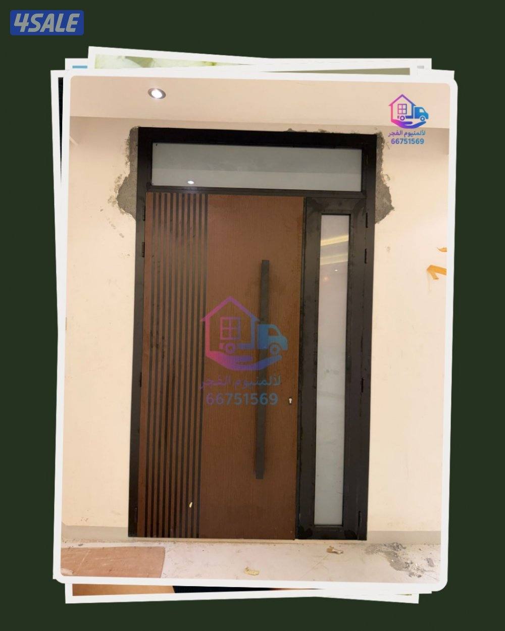 كل باب من الألومنيوم عالي الجودة ومقبض الباب والقفل وكل شيء من إيطاليا8