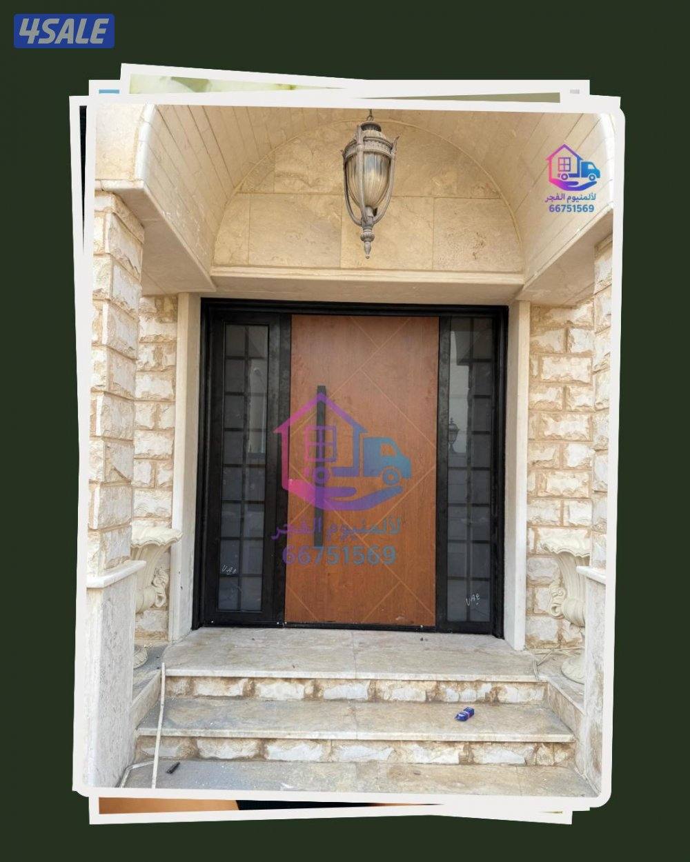 كل باب من الألومنيوم عالي الجودة ومقبض الباب والقفل وكل شيء من إيطاليا7