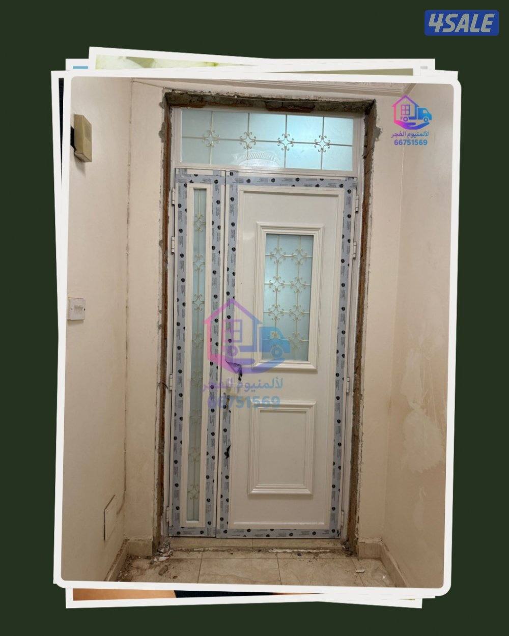 كل باب من الألومنيوم عالي الجودة ومقبض الباب والقفل وكل شيء من إيطاليا9