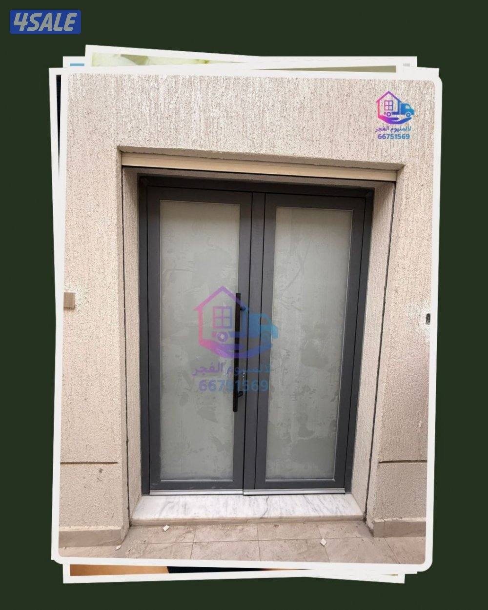 كل باب من الألومنيوم عالي الجودة ومقبض الباب والقفل وكل شيء من إيطاليا10