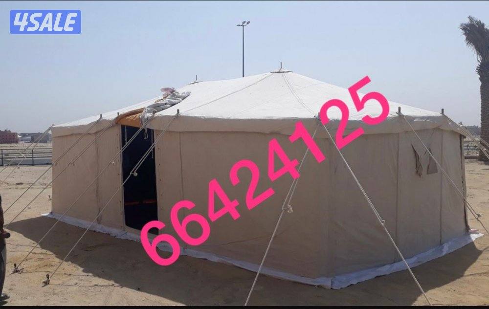 للبيع خيام جديد باكستاني ٣ طبقات درجه اول خام ٢٤ ملي1