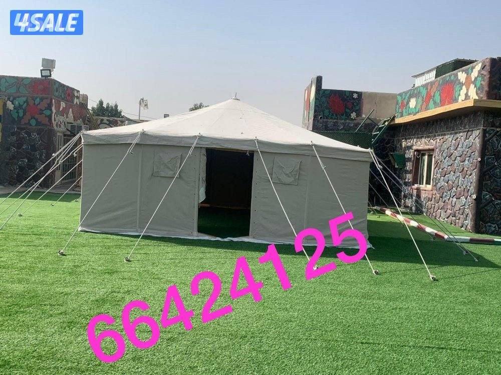 للبيع خيام جديد باكستاني ٣ طبقات درجه اول خام ٢٤ ملي4