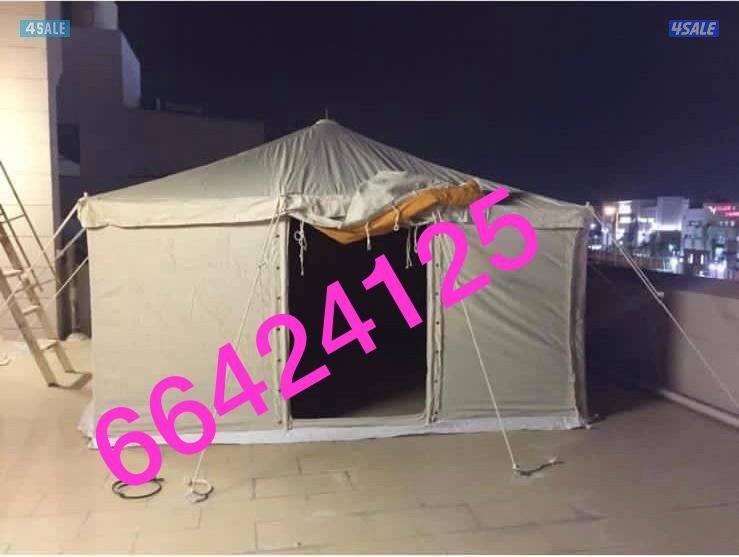 للبيع خيام جديد باكستاني ٣ طبقات درجه اول خام ٢٤ ملي5