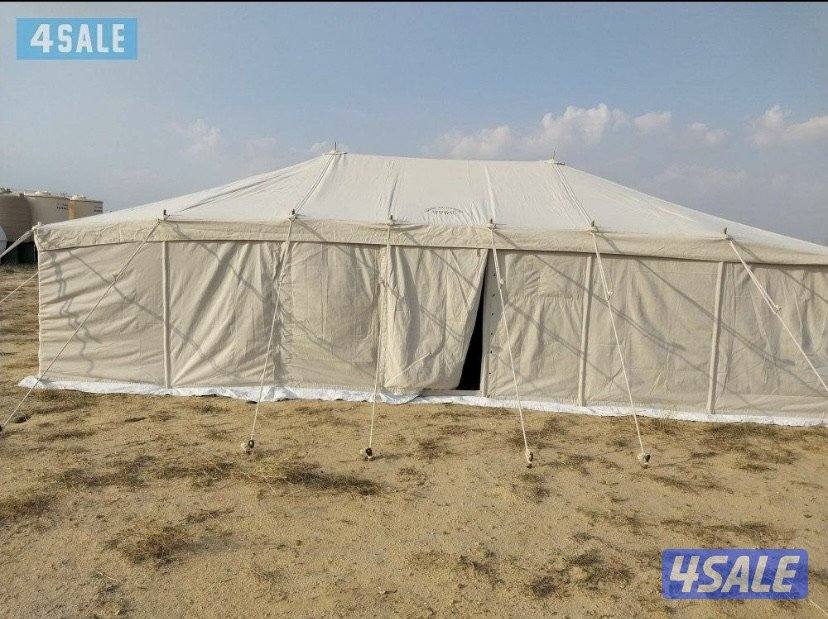 للبيع خيام جديد باكستاني ٣ طبقات درجه اول خام ٢٤ ملي9