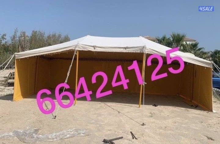 للبيع خيام جديد باكستاني ٣ طبقات درجه اول خام ٢٤ ملي10