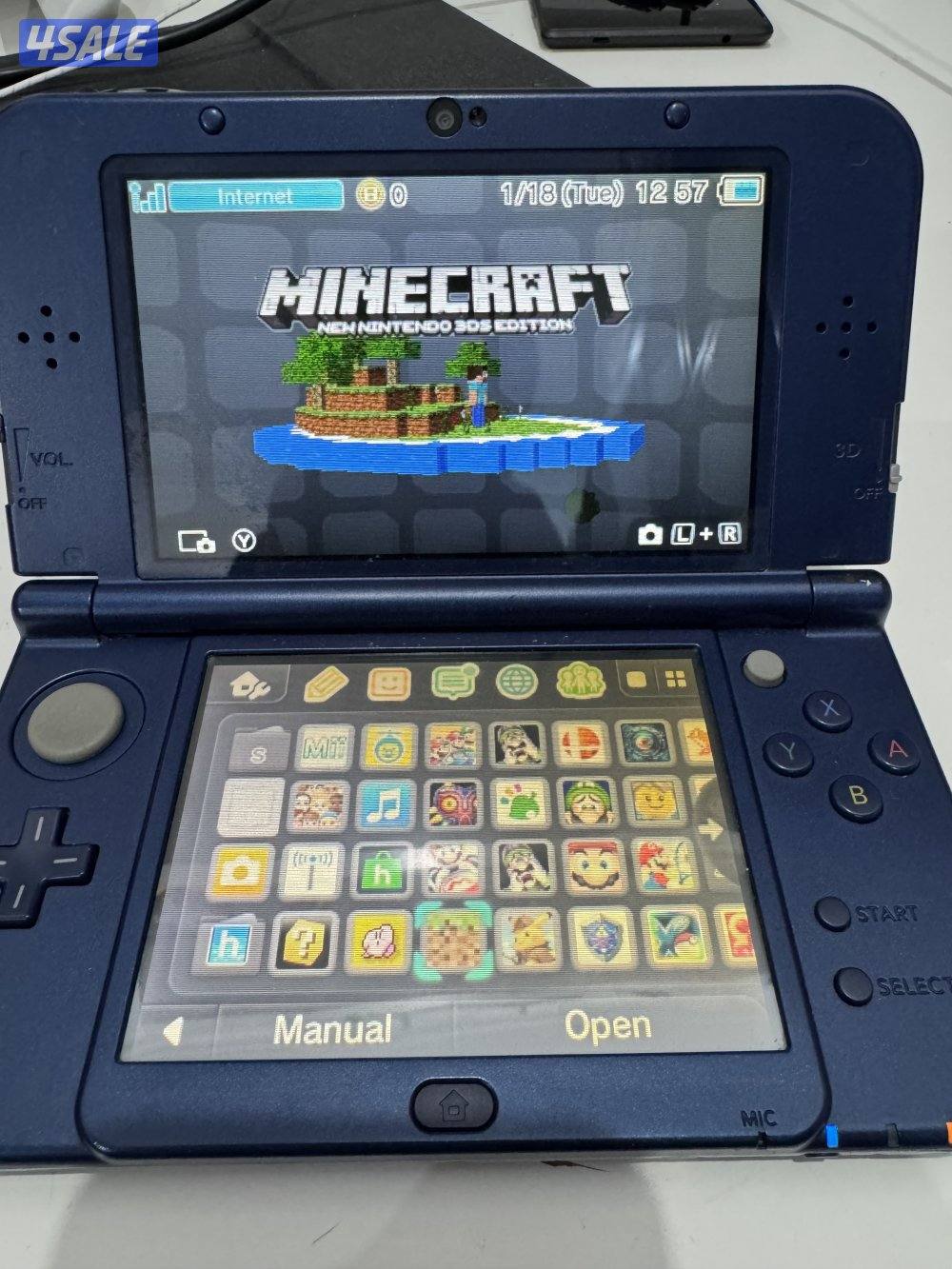 New 3ds xl مع العاب4