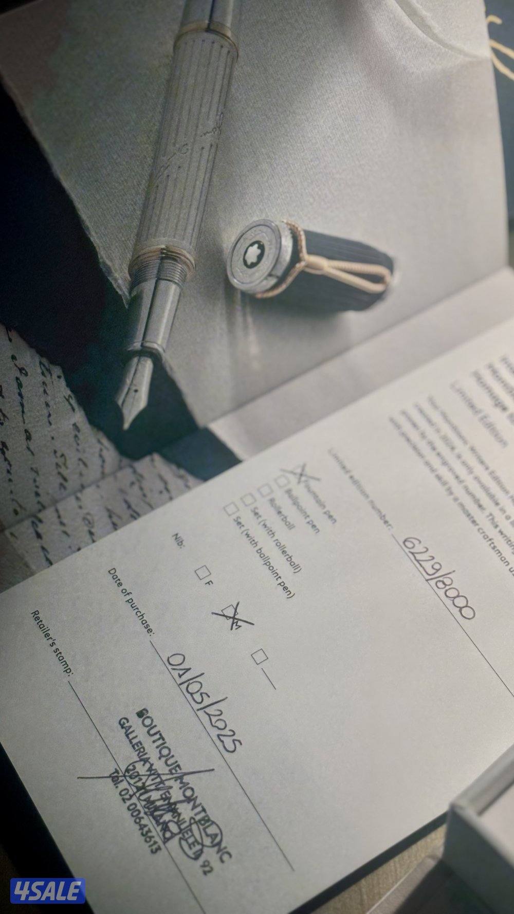 قلم ريشه ماونت بلانك "نسخة محدوده"5