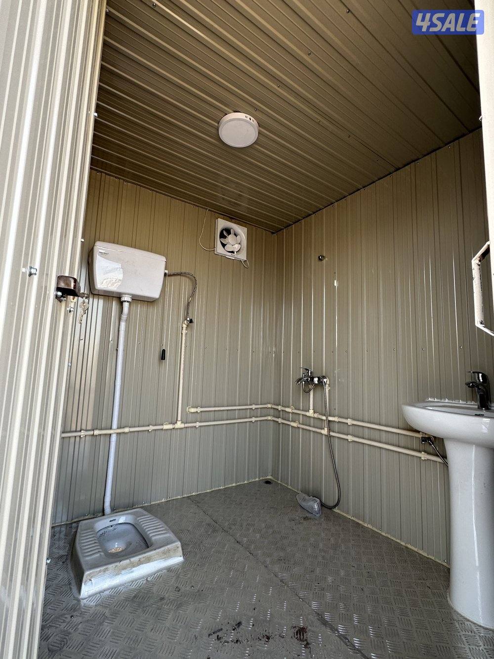 2 حمام خصوصي مفصولين مقاس2/45