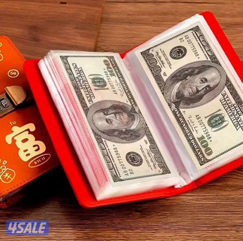 محفظة تنظيم وتخزين الأموال – 100 ورقة
Money Organizer Wallet – 100 She3