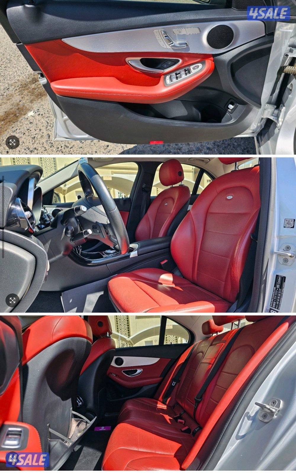 مرسيدس بنز سي٢٠٠ موديل ٢٠١٥ ماشي ١١٢ ألف *مفحوصة* بحالة جيدة2