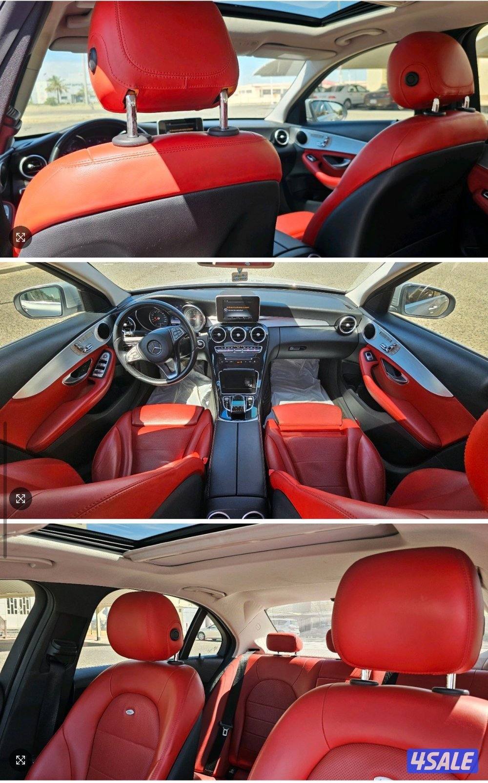 مرسيدس بنز سي٢٠٠ موديل ٢٠١٥ ماشي ١١٢ ألف *مفحوصة* بحالة جيدة4