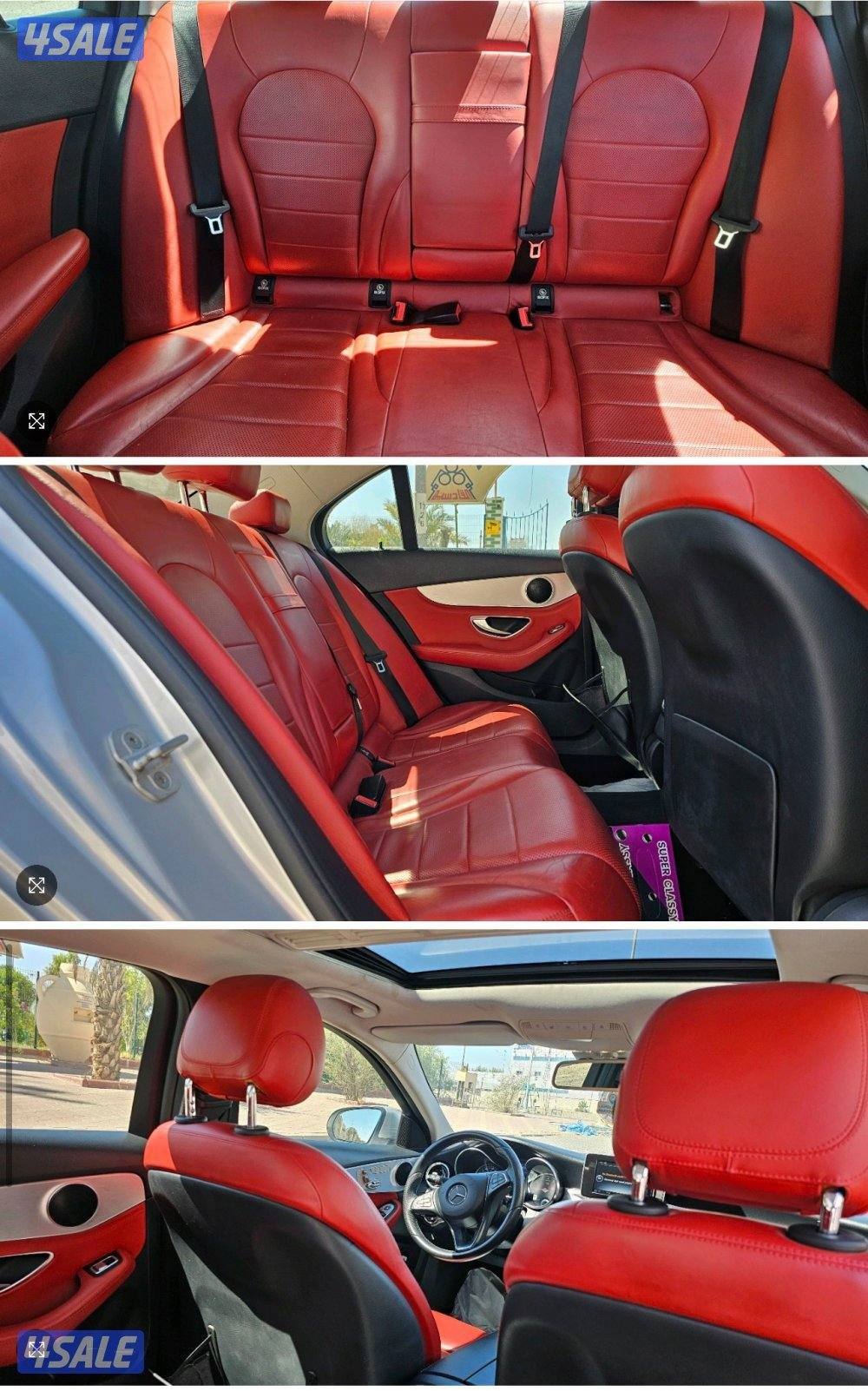 مرسيدس بنز سي٢٠٠ موديل ٢٠١٥ ماشي ١١٢ ألف *مفحوصة* بحالة جيدة5