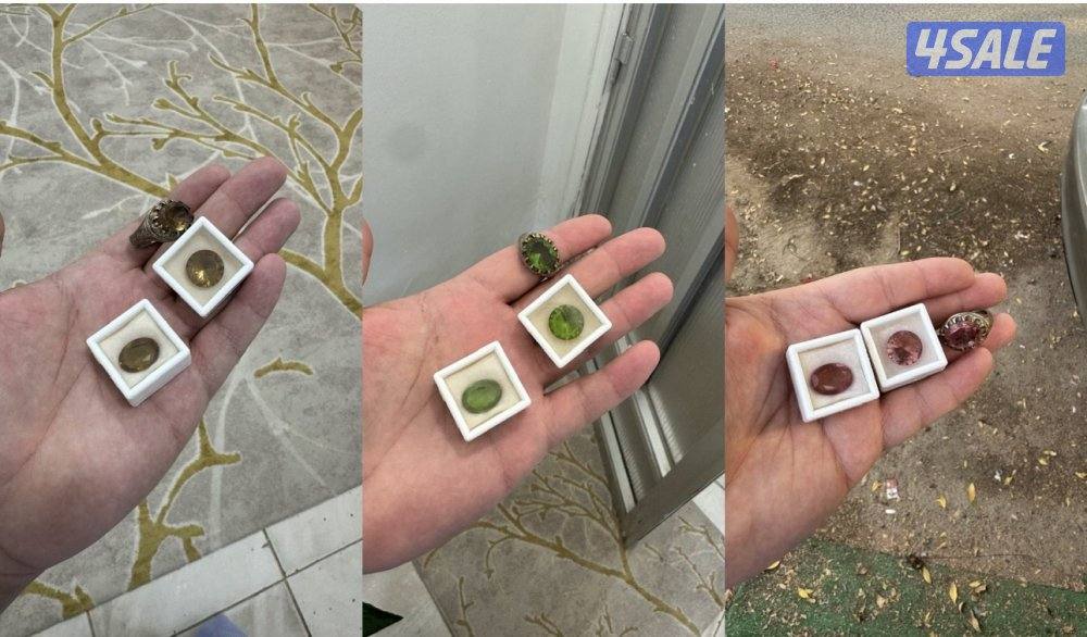 حجر الكساندريت يتغير لونه الى 4 او 5 الوان جميل جداً0