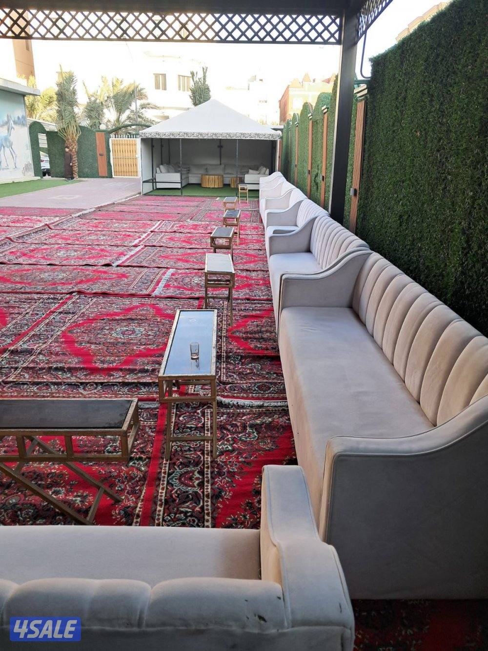 تأجير  قنفات ،🇦🇪  وطاولات وجميع🇦🇪 مستلزمات الأفراح خدمه ضيافه3