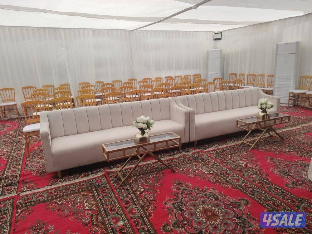 تأجير  قنفات ،🇦🇪  وطاولات وجميع🇦🇪 مستلزمات الأفراح خدمه ضيافه8