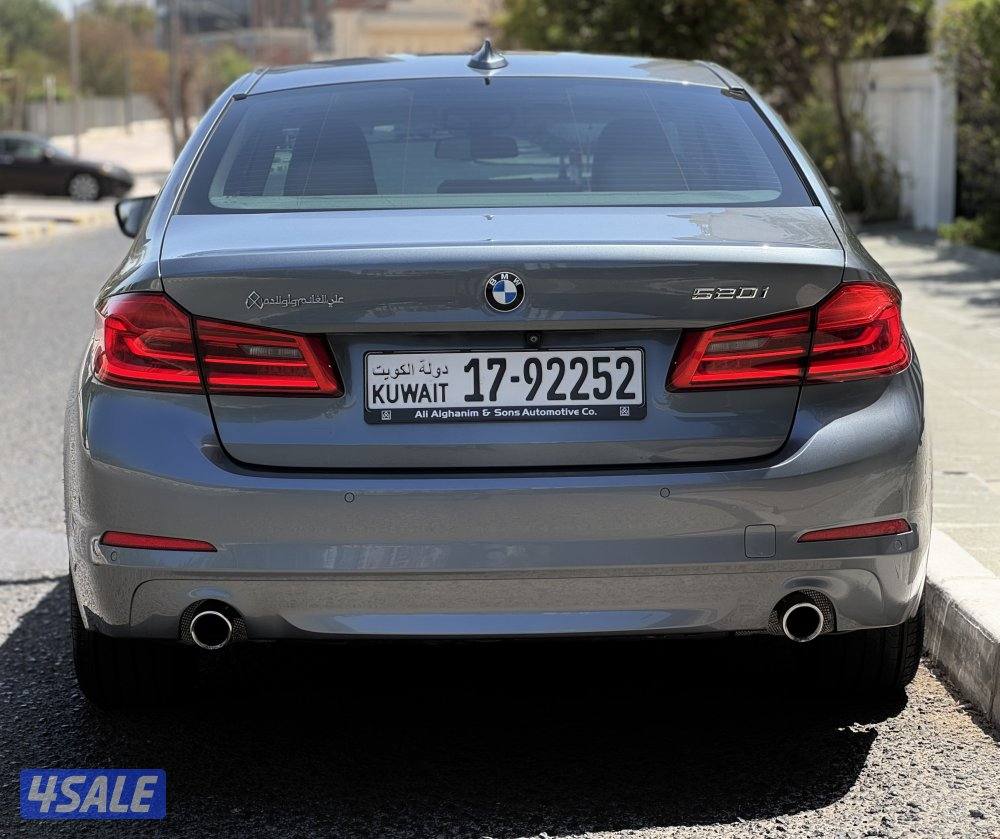 بي ام دبليو 520i موديل 2020 عداد 19 الدرجة الأولى الغانم صبغ وكالة7